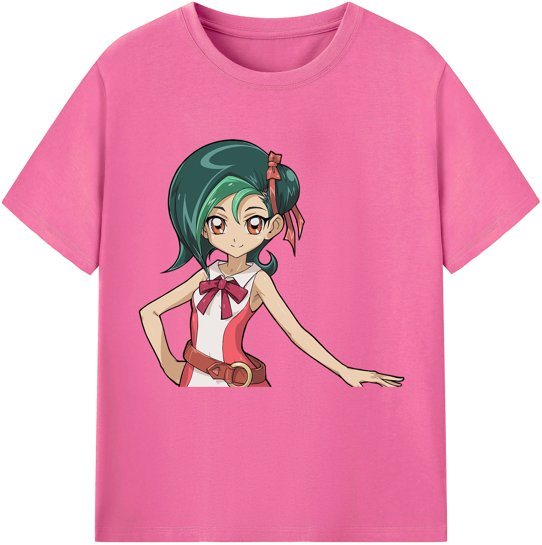 （画像用） 遊☆戯☆王 Yu-Gi-Oh! レディースカジュアルプリントTシャツ（綿100％）